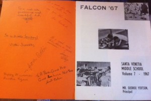 My 7th grade yearbook