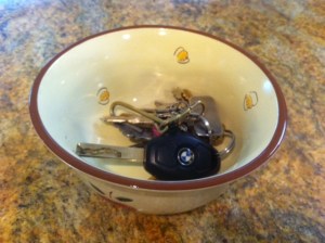 Where my keys should go