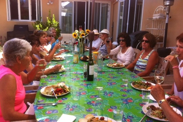 Lunch on the veranda