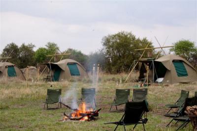 Tenting in Africa