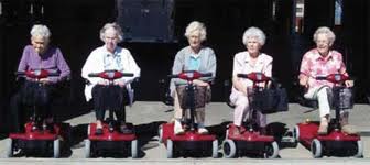 Not THIS kind of scooter club!