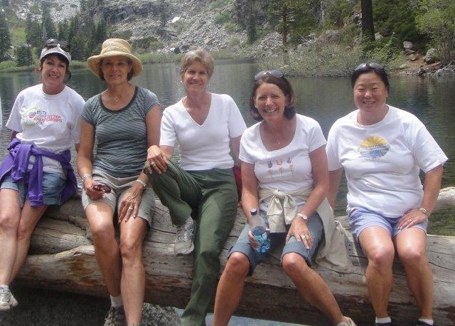 Patty, Patti, me, JT & Hilary