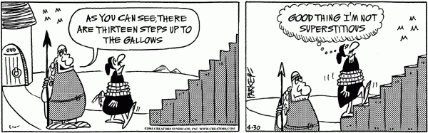 superstitious cartoon