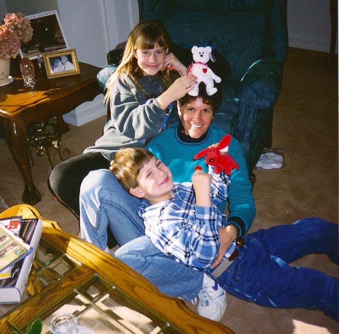 Martin and his sister Caitlin