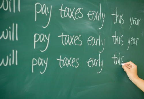 pay taxes early