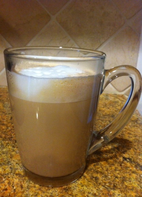 latte in mug