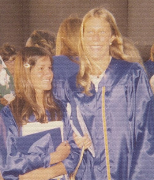 Sue & I graduating