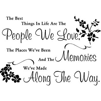 The best things in life