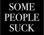 people suck